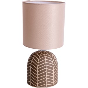 Näve Tischleuchte Folio Keramik Braun ca. 27,5 cm