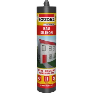 Soudal Bau Silikon Transparent 300 ml