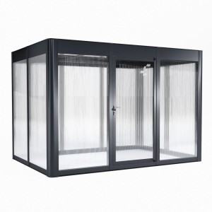 SunElements Gartenhaus SunGarden Select 3.2, anthrazit-metallic, 7,8 m².