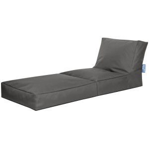 Sitting Point Sessel Twist Scuba Anthrazit, bequemer Indoor & Outdoor Sitzsack mit 300 l Volumen.