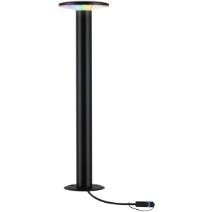 Paulmann Urail LED-Pollerleuchte, anthrazit, RGBW, 5W. Außenleuchte für Wege und Garten.