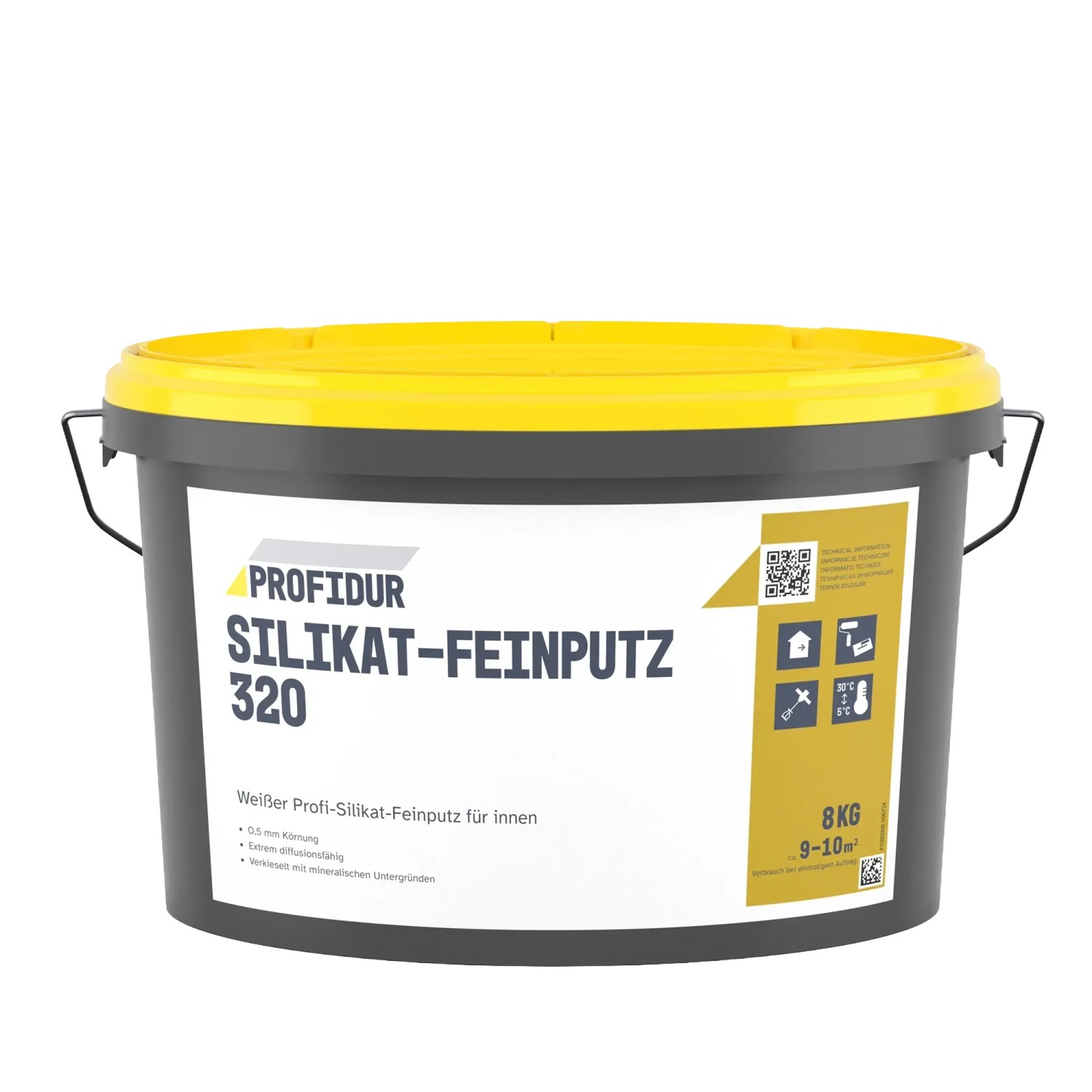 Profidur Silikat-Feinputz 320 Wei 8 kg kaufen bei OBI