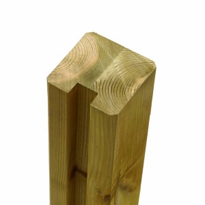 Zaunpfosten Leimholz Kiefer druckimprägniert 9 cm x 9 cm x 188 cm