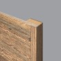 Egger Winkelleiste Decowall WL001 Namur, Fichte Natur, für Wandpaneele. Detailaufnahme der Holzstruktur.