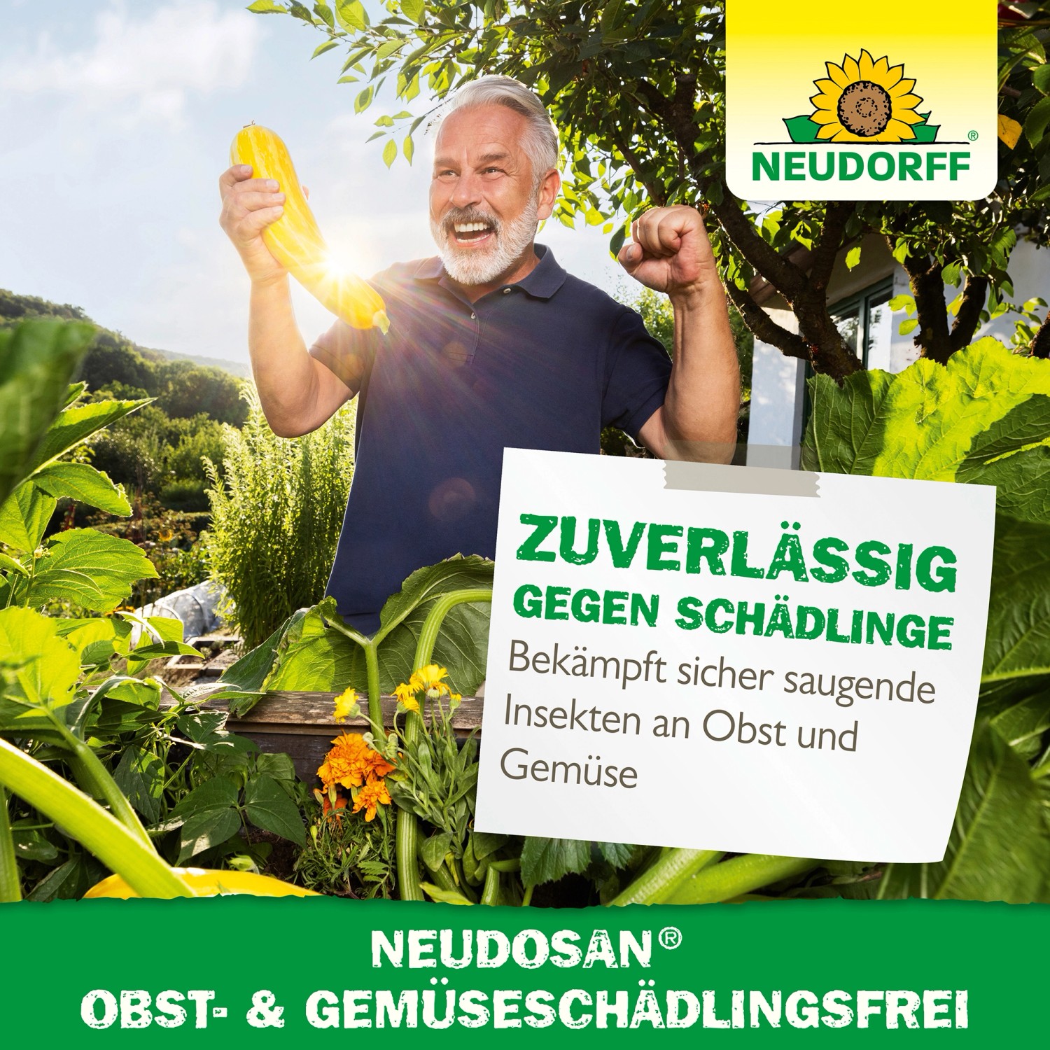Neudorff Neudosan Schädlingsfrei für Obst und Gemüse. Konzentrat zur Bekämpfung von Blattläusen und Spinnmilben.