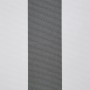 Detailaufnahme der grau-weiß gestreiften Gelenkarmmarkise Aventura Solar-LED.