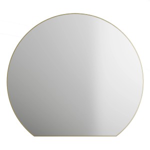 Runder DSK Design-Wandspiegel Picasso, Ø 100 cm, mit goldenem Aluminiumrahmen.