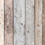 A.S. Creation Vliestapete New England mit Holzoptik in Braun, Grau und Beige.