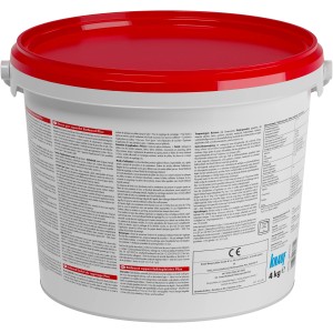 Eimer Knauf Rotband Flächenspachtel Plus, 4 kg, zum Glätten von Wänden und Decken.