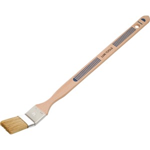 LUX Eckenpinsel Dispersion 35 mm mit Holzgriff für schwer zugängliche Stellen.