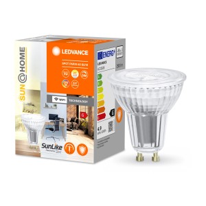 Ledvance Sun@Home LED Reflektor PAR16, 5W, klares Design. Smarte Lampe für Wohlbefinden und Biorhythmus.