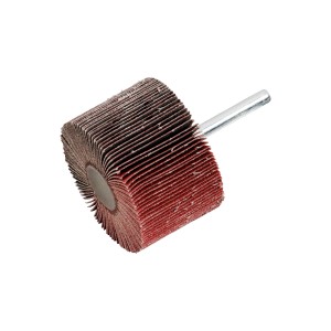 LUX Lamellenschleifer, 50x20mm, K120, für Bohrmaschinen. Ideal zum Schleifen von Holz und Metall.