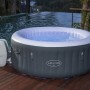 Bestway Lay-Z-Spa Bali AirJet, aufblasbarer Whirlpool Ø 180 cm mit Pumpe und LED-Beleuchtung.