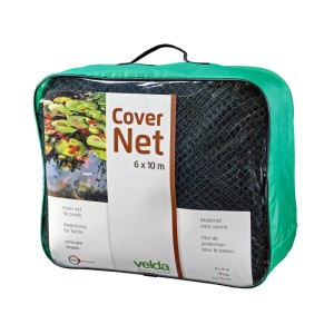 Velda Cover Net 6x10m Abdecknetz für Teiche in grüner Tragetasche. Schützt vor Reihern und Blättern. Teichpflege.