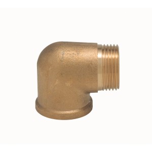 Messing Winkel 90° mit Innen- und Außengewinde für Pumpen & Hauswasserwerke.