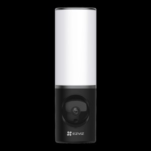Ezviz LC3: Smart Outdoor Überwachungskamera mit Licht, 2K Auflösung und Zwei-Wege-Audio.
