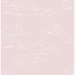 Vliestapete Superfresco Easy Vintage Wolken Rosa