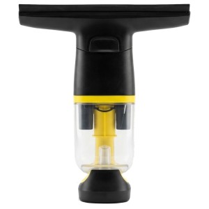 Kärcher Akku-Fenstersauger WV 1 Compact Care Black, gelbe Akzente, für streifenfreie Fenster