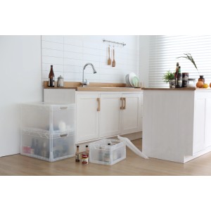 Grauer Deckel für Eurobox-System Box 60x40 cm, passend für Aufbewahrungsboxen, für staubfreie Lagerung.