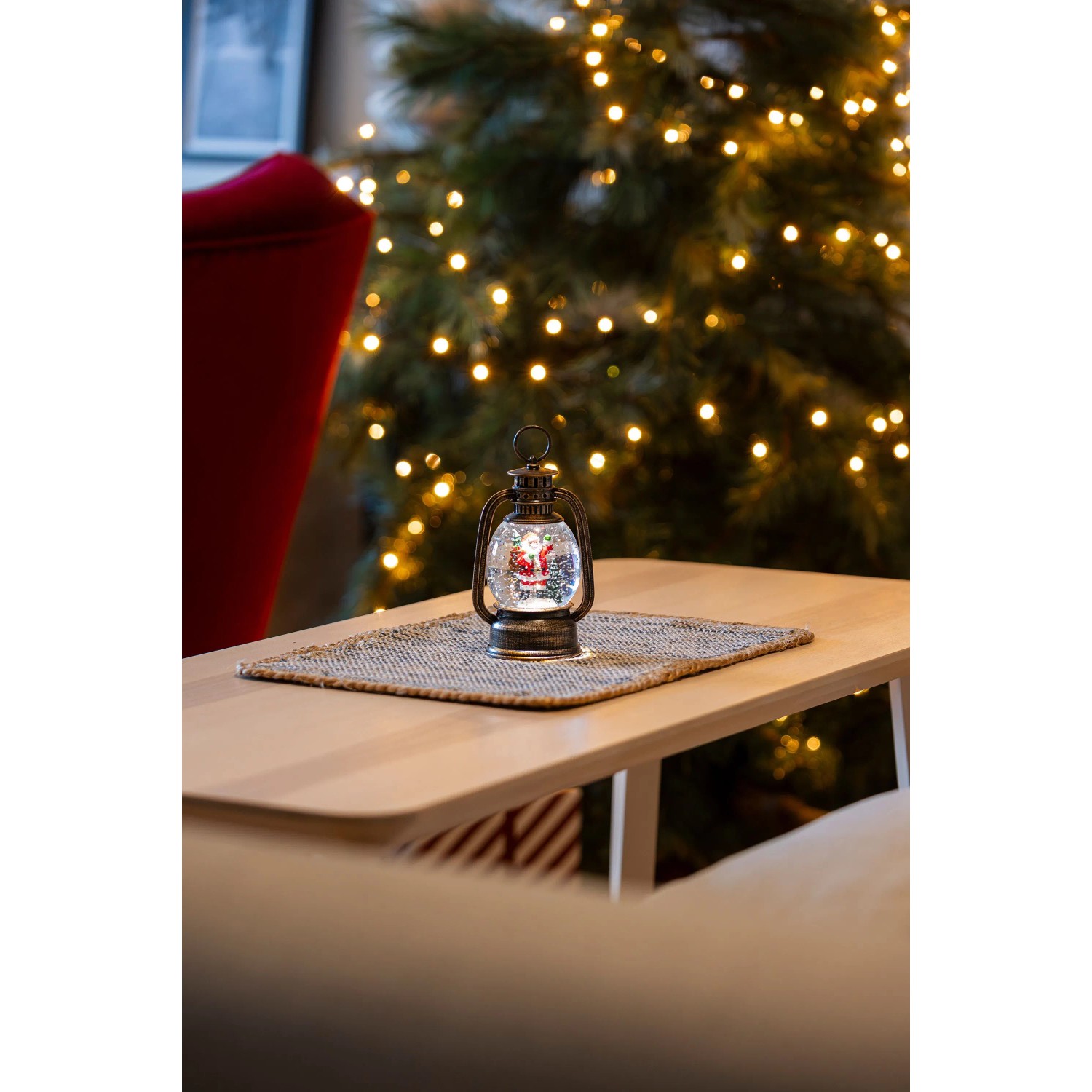 Konstsmide LED-Wasserlaterne Weihnachtsmann für Innen 16,6 cm x 10,5 cm Braun kaufen bei OBI