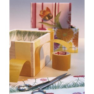 Tesa Bastelband Extra Strong, 2,75 m x 38 mm, doppelseitiges Klebeband für Bastelarbeiten.