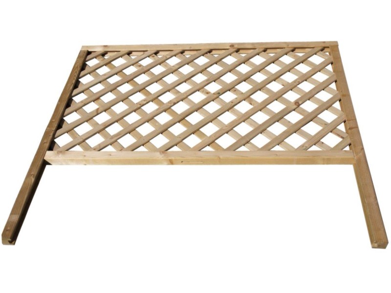 Rankgitter gerade Grinzing 139 x 4,5 x 128 cm Fichte