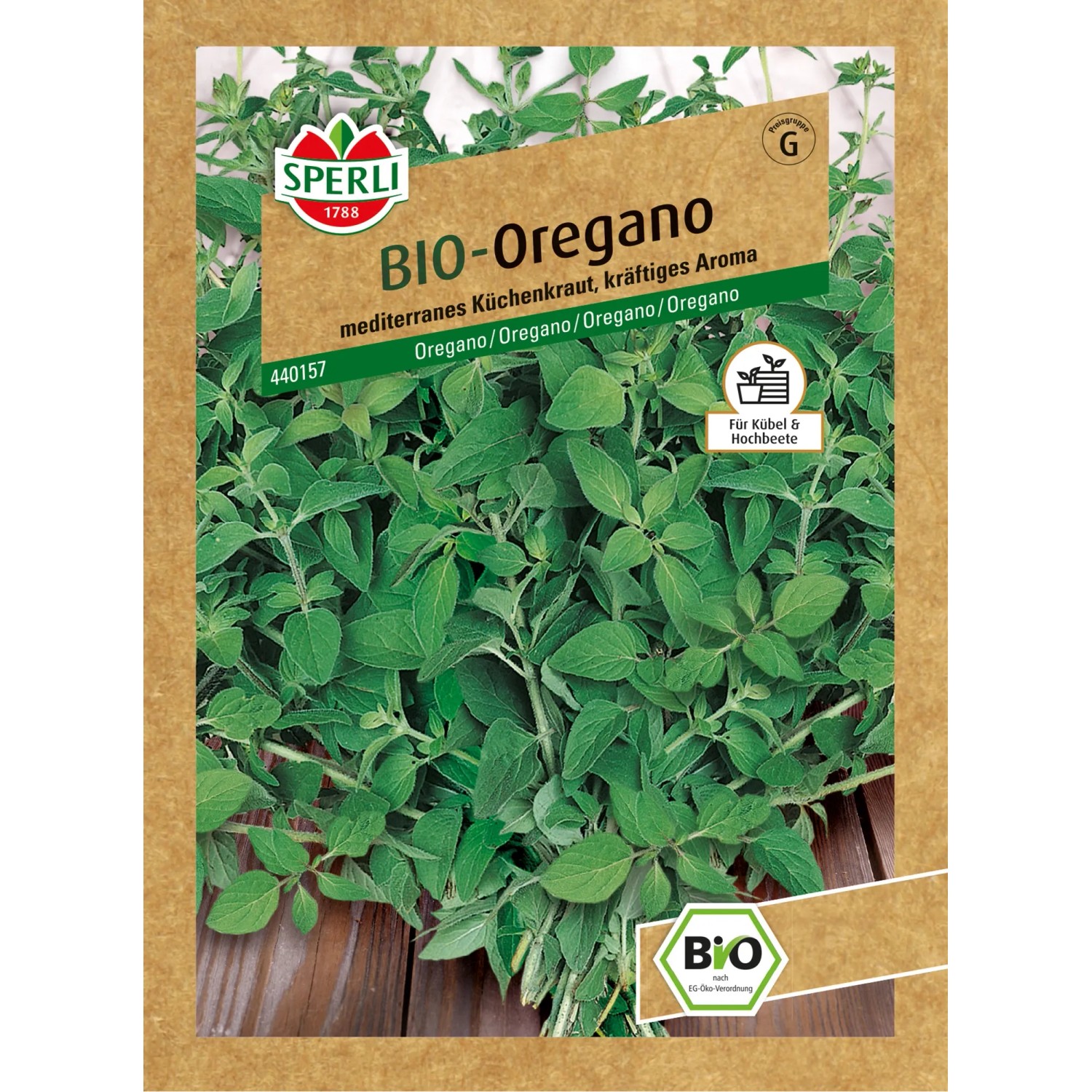 Sperli Bio Oregano Samen: Winterhartes Küchenkraut für mediterrane Gerichte.