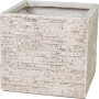 Beiger M Collections Pflanzkasten Utah Cubi, 35x35 cm, für Innen- und Außenbereich.