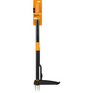 Fiskars Unkrautstecher Solid, Gartenhandgerät zum Entfernen von Unkraut im Stehen.