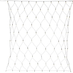 LED-Lichternetz 100 LEDs Warmweiß Grünes Kabel 1,5 m x 1,5 m