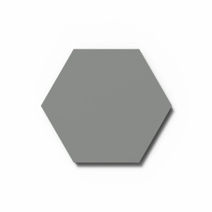 Designpaneel Hexagon Lino Ash Clear MDF Schwarz 25 cm x 25 cm 3 Stück