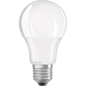 Osram LED E27 Leuchtmittel, 8,5W, Glühlampenform, 2er Set. Energiesparend und langlebig.