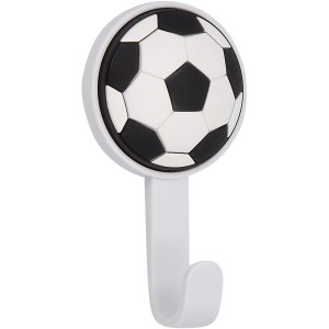 Siro Haken H199 Kunststoff Fußball Weiß-Schwarz Selbstklebend