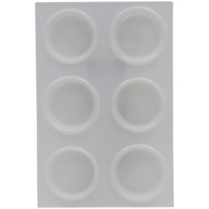 Daler-Rowney Kunststoff-Palette mit 6 Vertiefungen für Farben, Malzubehör.