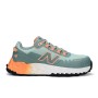 New Balance Cremorne Damen Sicherheitsschuh in Aqua-Pumpkin mit Fresh Foam Sohle.