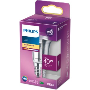 Philips LED-Lampe E14 Reflektor R50, 2,8W, warmweiß, in Produktverpackung.