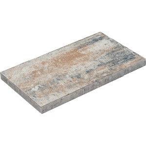 Diephaus Terrassenplatte Daras Muschelkalk, 80x40 cm, nuancierte Oberfläche.