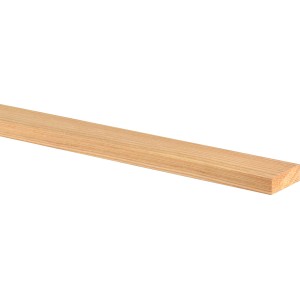 Flache Lärche Leiste, 9,2x28x2000mm, ideal für Bastelarbeiten und zur Gestaltung im Innen- und Außenbereich.