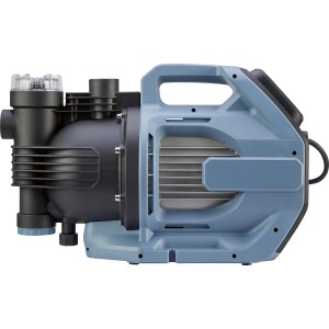 Hauswasser-Gartenautomat HWA 5400, blaue Gartenpumpe für Hauswasserversorgung und Gartenbewässerung.
