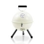 Activa Kugelgrill Mallorca, Ø 30 cm, creme. Holzkohlegrill mit Edelstahlbeinen und Luftregulierung.