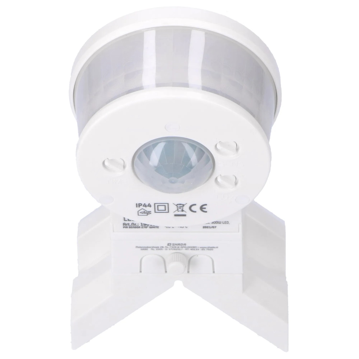 LED's Light PRO Bewegungsmelder 270° Weiß – 3-in-1 Wand, Ecke, Decke, IP44, 220-240V