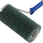 LUX Stachelwalze Comfort, 25 cm breit, zur Belüftung von Spachtelmasse und Mörtel.