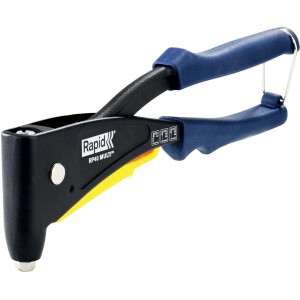 Rapid Nietzange RP40 Multi mit Nieten und Bohrern, Zange mit Universal-Mundstück.