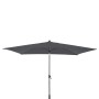 Doppler Mittelmastschirm myZone Auto Tilt, ca. 300x200 cm, anthrazit, mit Kurbel und Auto-Tilt Funktion.