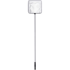 Heissner Teichkescher 25 cm mit langem Stiel für die Teichreinigung.