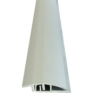 Silbernes Anpassungsprofil Expert, 10 mm x 33 mm, 900 mm Länge, für Laminat und Parkett.