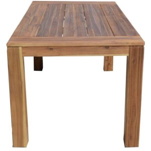 Rechteckiger Garden Pleasure Gartentisch Topeka aus Holz, 90x180 cm.