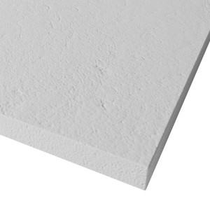 Detailaufnahme der weißen Breuer Duschwanne Modern Line in Steinoptik, quadratisch, 100x100 cm.