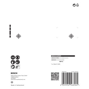 Verpackung des Bosch Expert Netzschleifblatt-Sets M480, 7-teilig, mit technischen Details und Logos.