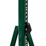 Grüne H+S Ecksäule Oktavia, 100 cm, für Zaunbau und Sichtschutz.